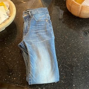Express high rise skinny jeans. Size 00R. Warn twice.